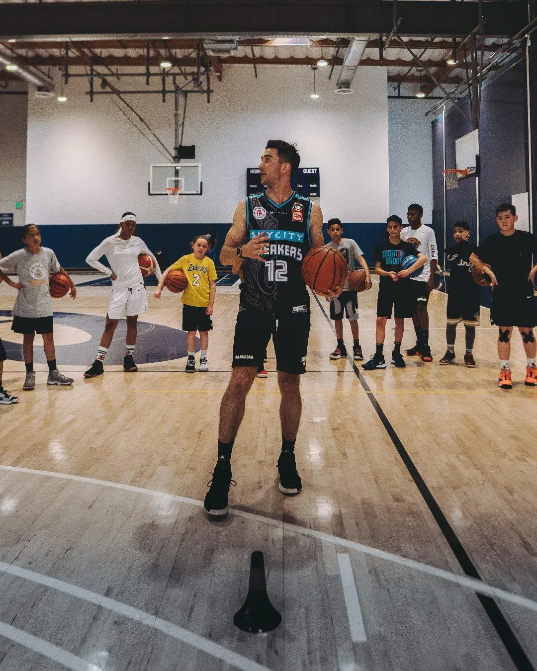 Jordan training NBA pros at Boombase